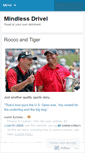 Mobile Screenshot of mindlessdrivel.wordpress.com