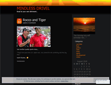 Tablet Screenshot of mindlessdrivel.wordpress.com