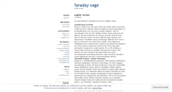 Desktop Screenshot of fcage.wordpress.com