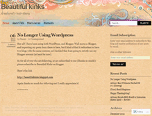 Tablet Screenshot of beautifulkinks.wordpress.com