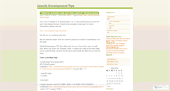 Desktop Screenshot of joomladevelopmenttips.wordpress.com