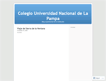 Tablet Screenshot of colegiounlpam.wordpress.com