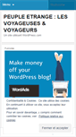Mobile Screenshot of lepeuplevoyageur.wordpress.com