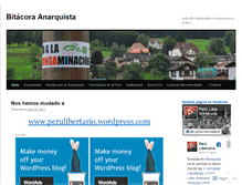 Tablet Screenshot of bitacoraanarquista.wordpress.com
