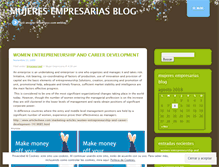 Tablet Screenshot of mujerempresaria.wordpress.com
