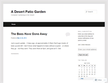 Tablet Screenshot of desertpatiogarden.wordpress.com