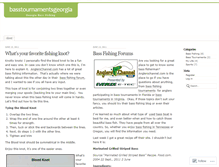 Tablet Screenshot of basstournamentsgeorgia.wordpress.com