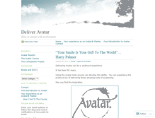 Tablet Screenshot of deliveravatar.wordpress.com