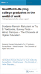 Mobile Screenshot of gradmatch.wordpress.com