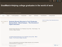 Tablet Screenshot of gradmatch.wordpress.com
