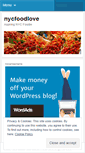 Mobile Screenshot of nycfoodlove.wordpress.com