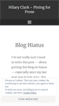 Mobile Screenshot of hilbitwrites.wordpress.com