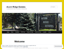 Tablet Screenshot of acornridge.wordpress.com