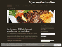 Tablet Screenshot of mymasekind.wordpress.com