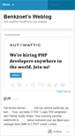 Mobile Screenshot of benkzoet.wordpress.com