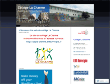 Tablet Screenshot of collegelacharme.wordpress.com