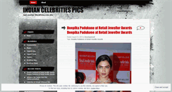 Desktop Screenshot of indiancelebpics.wordpress.com