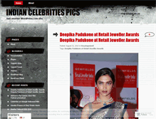 Tablet Screenshot of indiancelebpics.wordpress.com