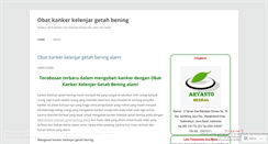 Desktop Screenshot of obatkankerkelenjargetahbening08.wordpress.com