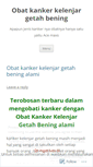 Mobile Screenshot of obatkankerkelenjargetahbening08.wordpress.com