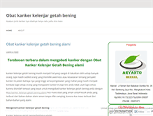 Tablet Screenshot of obatkankerkelenjargetahbening08.wordpress.com