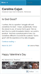 Mobile Screenshot of carolinacajun.wordpress.com