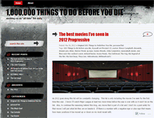 Tablet Screenshot of 1000000thingstodobeforeyoudie.wordpress.com