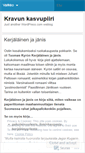 Mobile Screenshot of kravunkasvupiiri.wordpress.com
