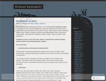 Tablet Screenshot of kravunkasvupiiri.wordpress.com