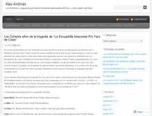Tablet Screenshot of alasandinas.wordpress.com