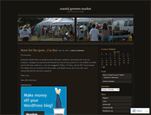 Tablet Screenshot of coastalgrowers.wordpress.com