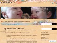 Tablet Screenshot of hubblekids.wordpress.com