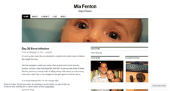 Desktop Screenshot of miafenton.wordpress.com