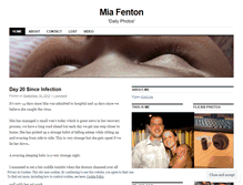 Tablet Screenshot of miafenton.wordpress.com