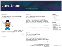 Tablet Screenshot of curriculations.wordpress.com