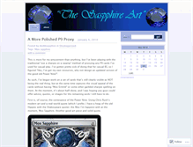 Tablet Screenshot of darkbsapphire.wordpress.com