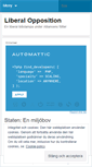 Mobile Screenshot of liberalopposition.wordpress.com
