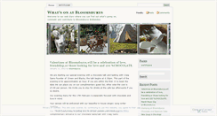Desktop Screenshot of bloomsburys.wordpress.com