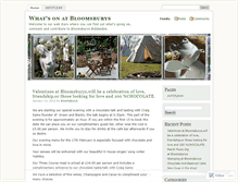 Tablet Screenshot of bloomsburys.wordpress.com