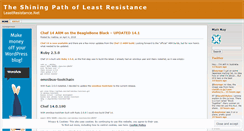 Desktop Screenshot of leastresistance.wordpress.com