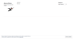 Desktop Screenshot of discoslibres.wordpress.com