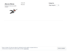 Tablet Screenshot of discoslibres.wordpress.com