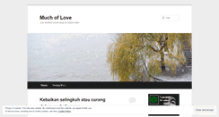 Desktop Screenshot of muchoflove.wordpress.com