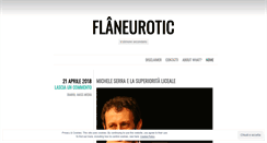 Desktop Screenshot of flaneurotic.wordpress.com