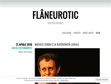 Tablet Screenshot of flaneurotic.wordpress.com