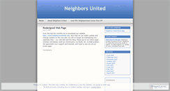 Desktop Screenshot of neighborsunited.wordpress.com