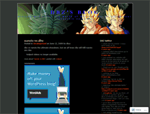 Tablet Screenshot of dbzz.wordpress.com