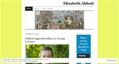 Desktop Screenshot of elizabethabbott.wordpress.com