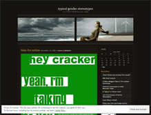 Tablet Screenshot of genderstereotypeinwomen.wordpress.com
