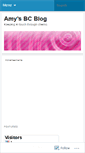 Mobile Screenshot of amysbcblog.wordpress.com